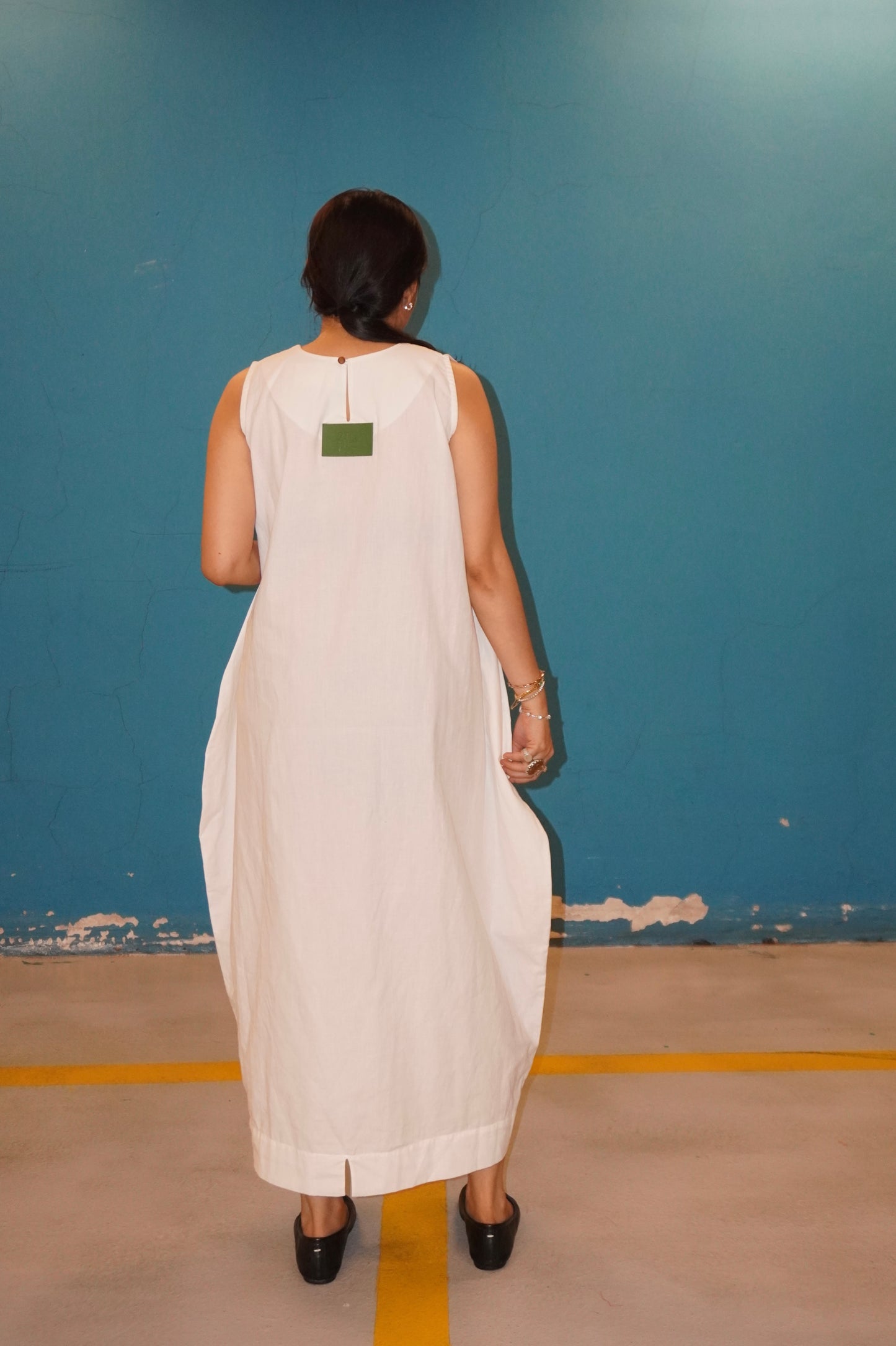 Dress Cocoon Putih
