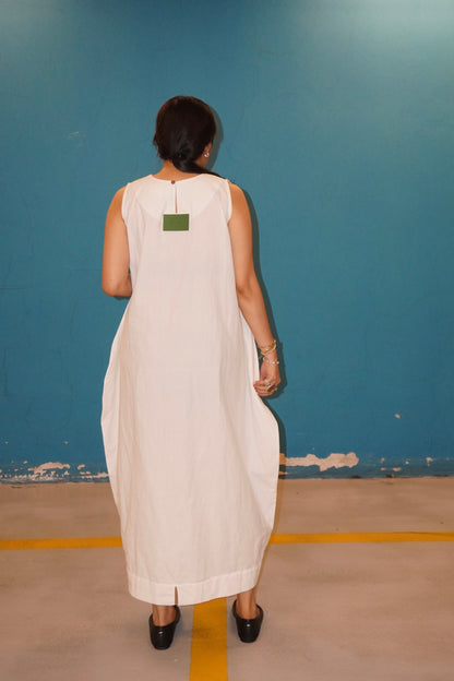 Dress Cocoon Putih