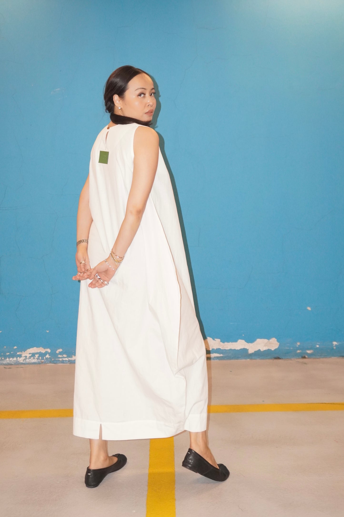 Dress Cocoon Putih