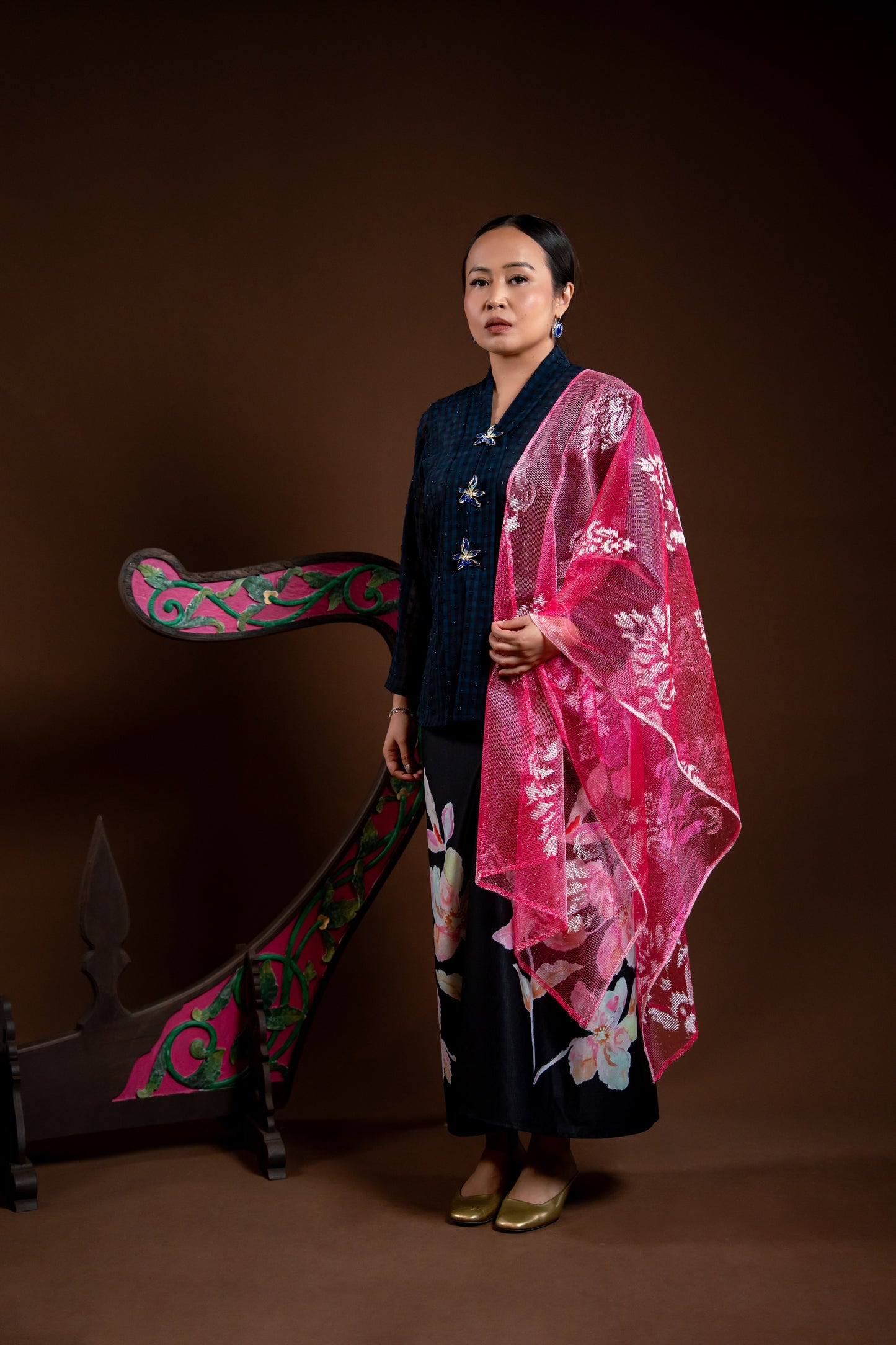 Baju Kebaya Rindu Dewi Biru