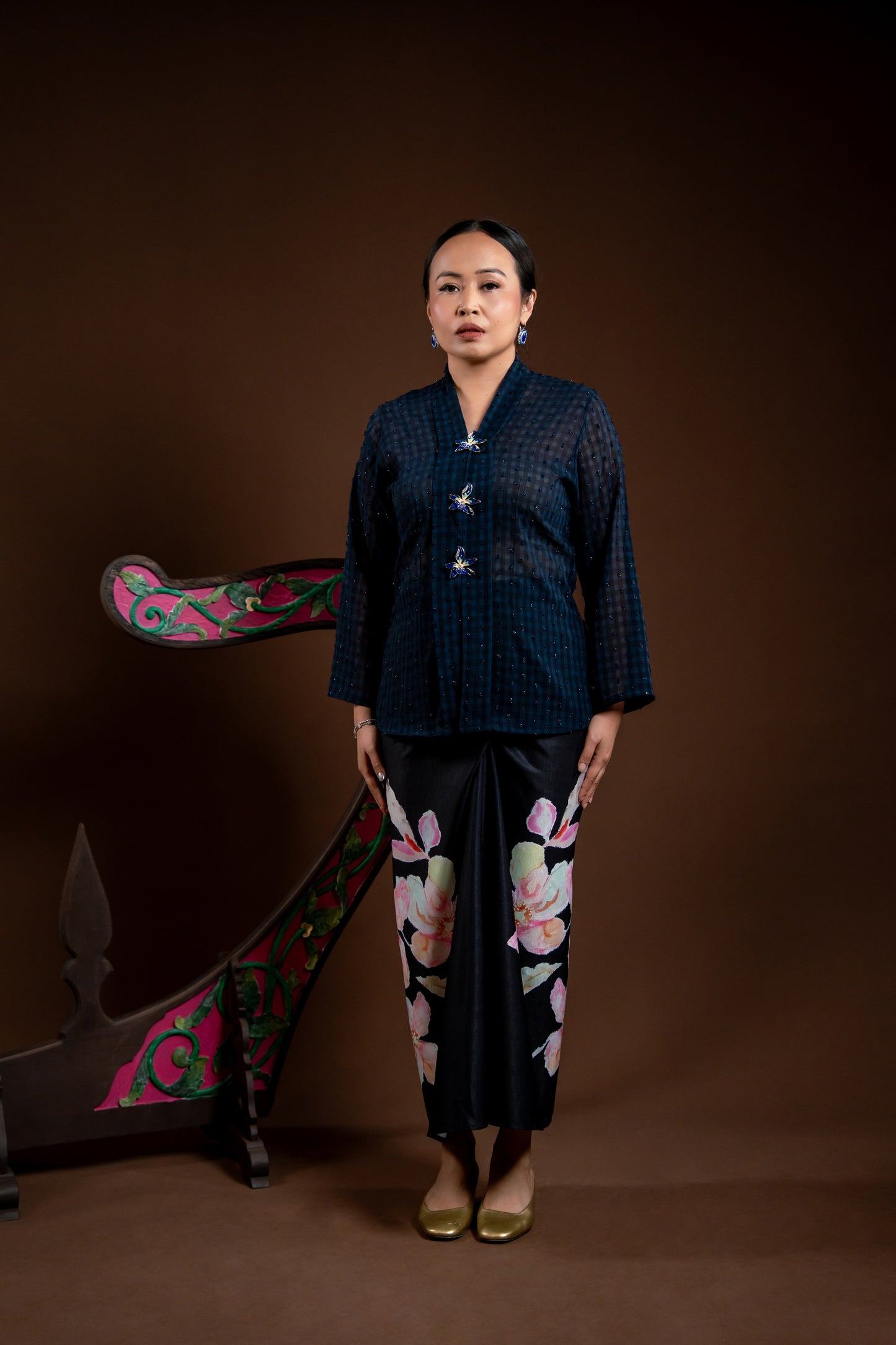 Baju Kebaya Rindu Dewi Biru