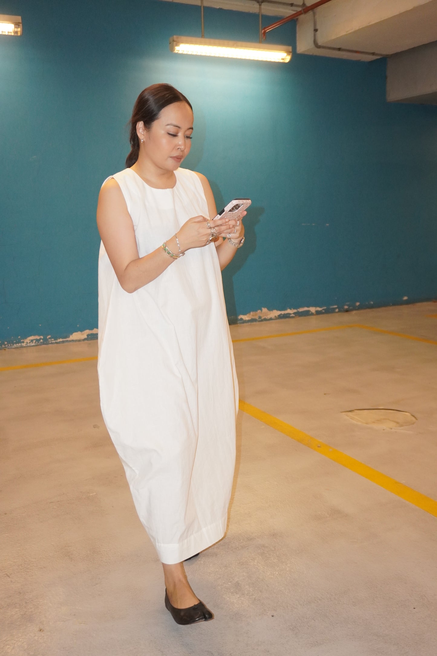 Dress Cocoon Putih