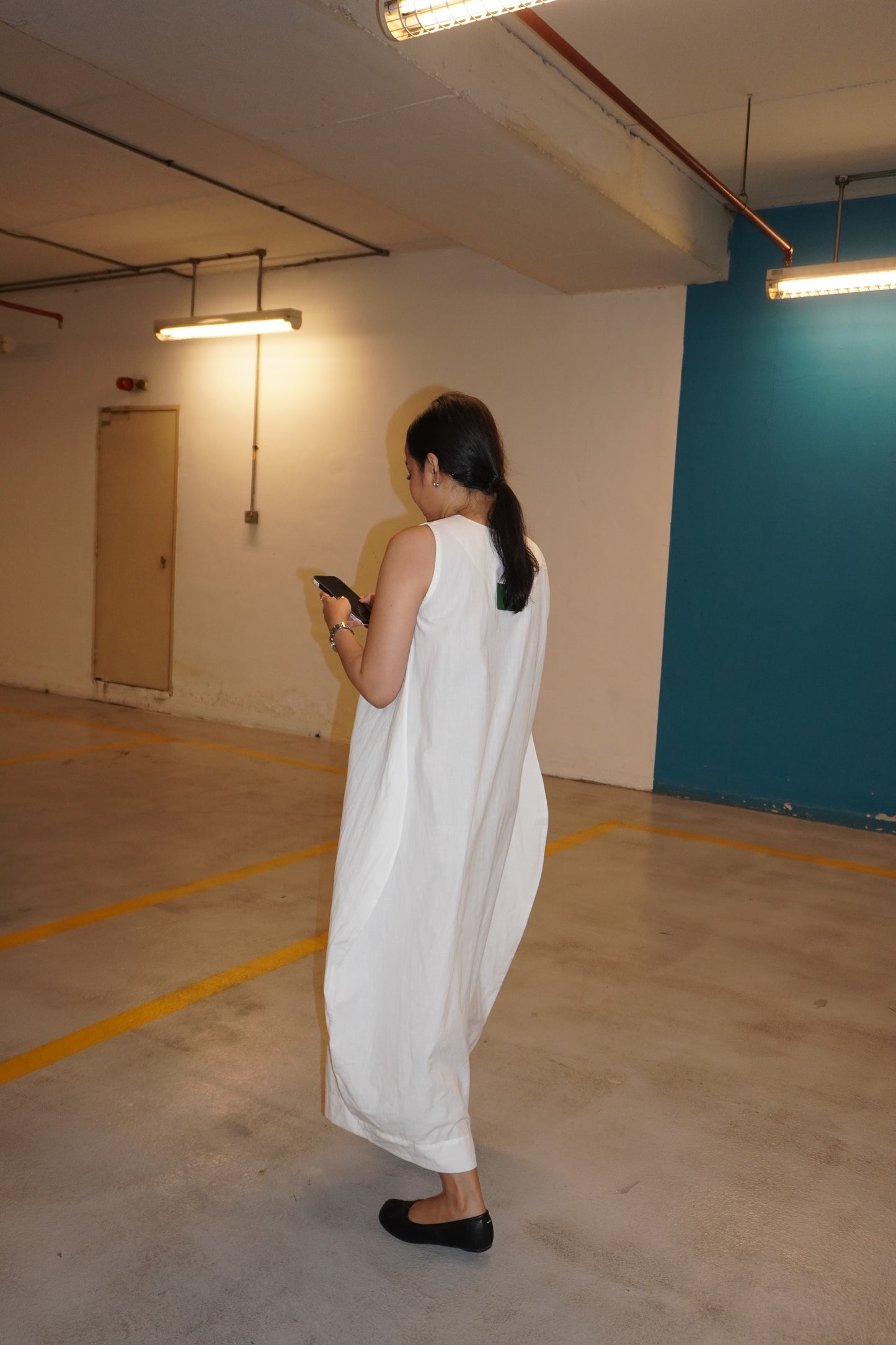Dress Cocoon Putih