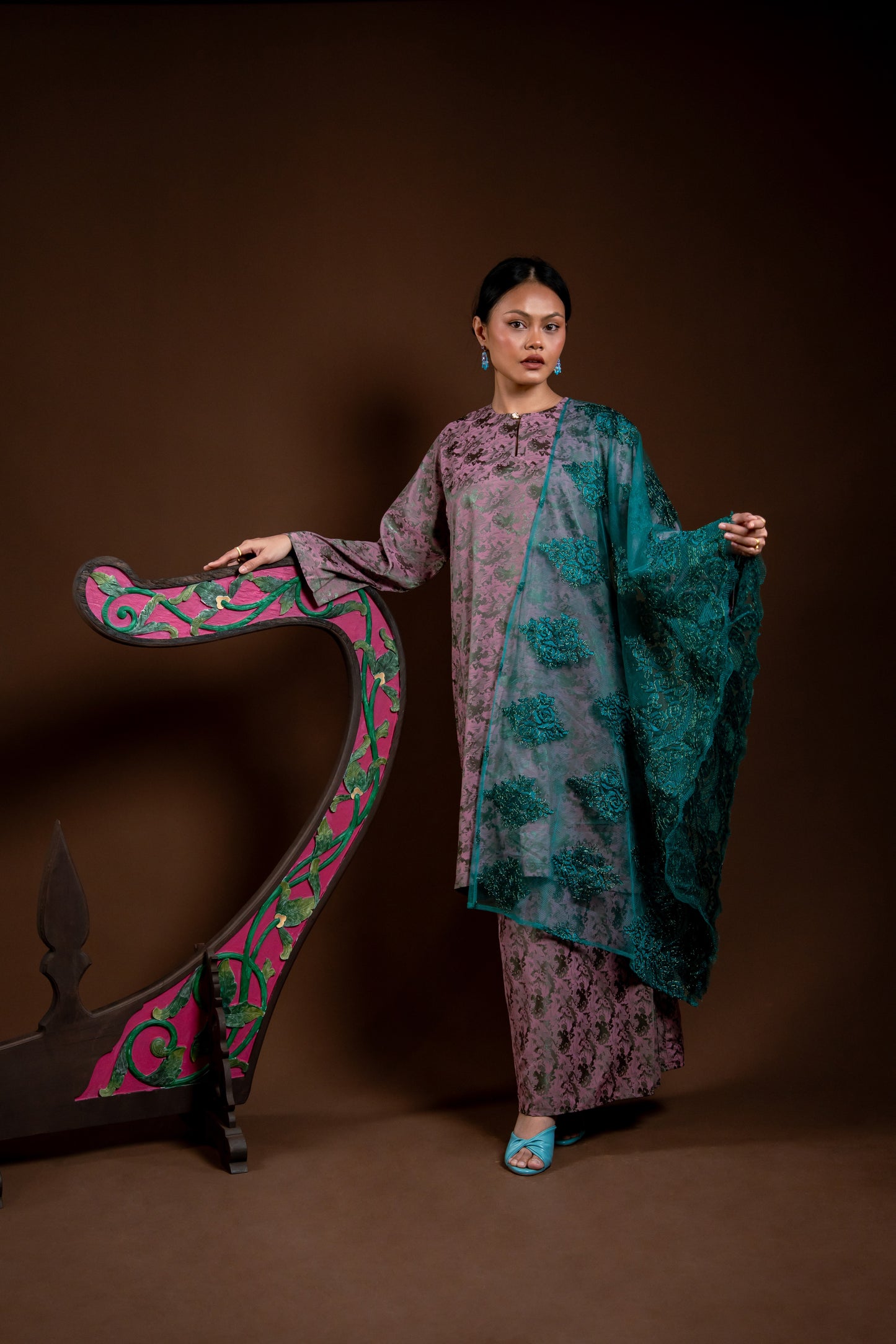 Kurung Rindu Set Mek Jambu Hijau