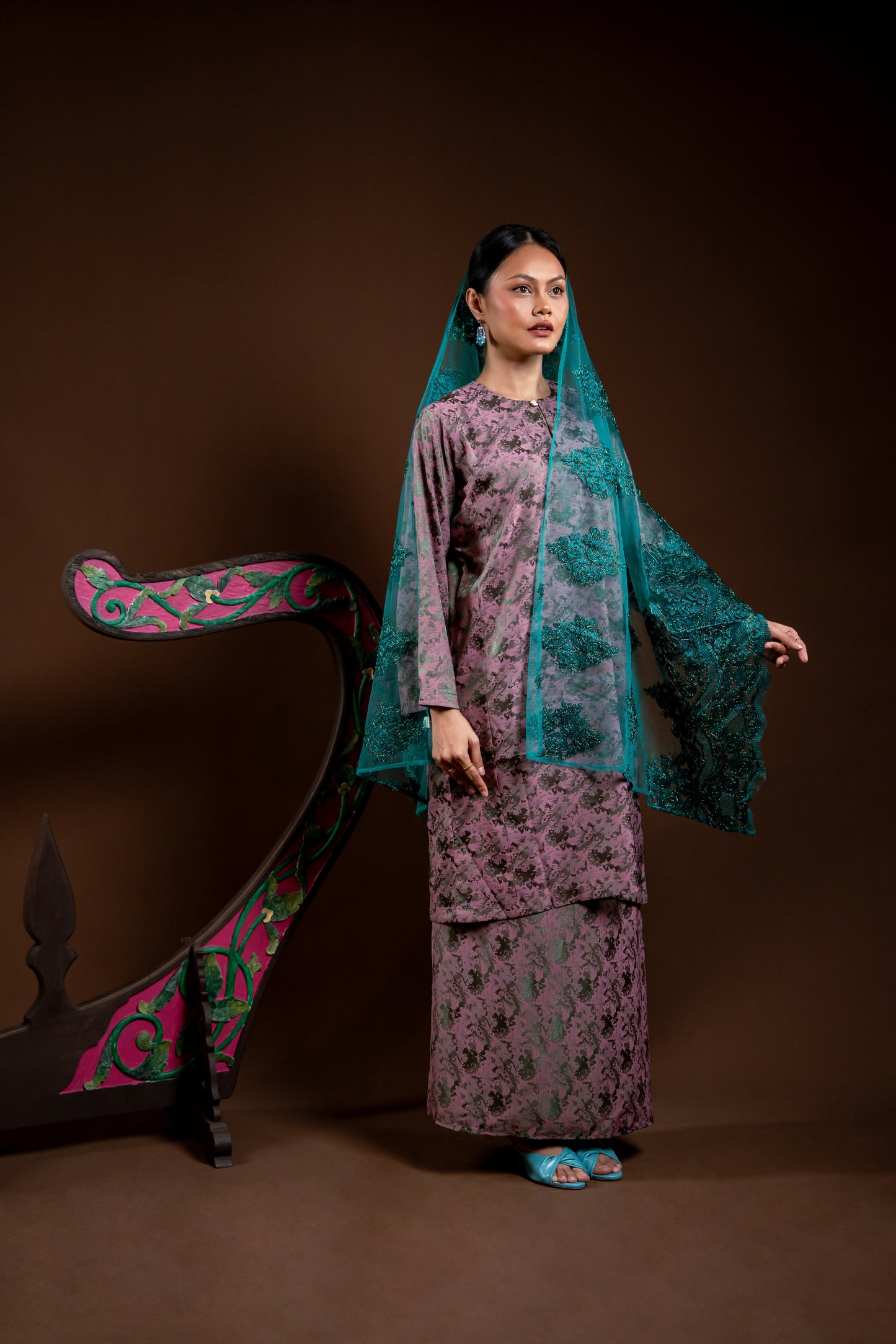 Kurung Rindu Set Mek Jambu Hijau