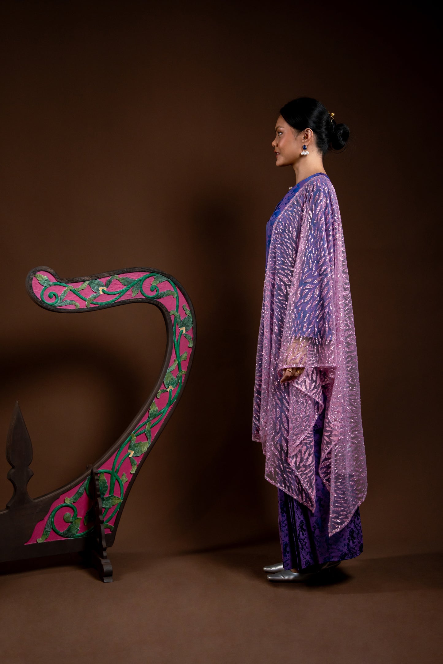 Kurung Rindu Set Mek Ungu