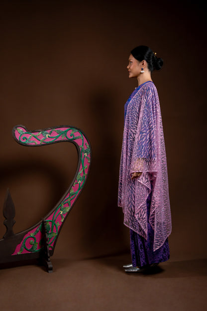 Kurung Rindu Set Mek Ungu