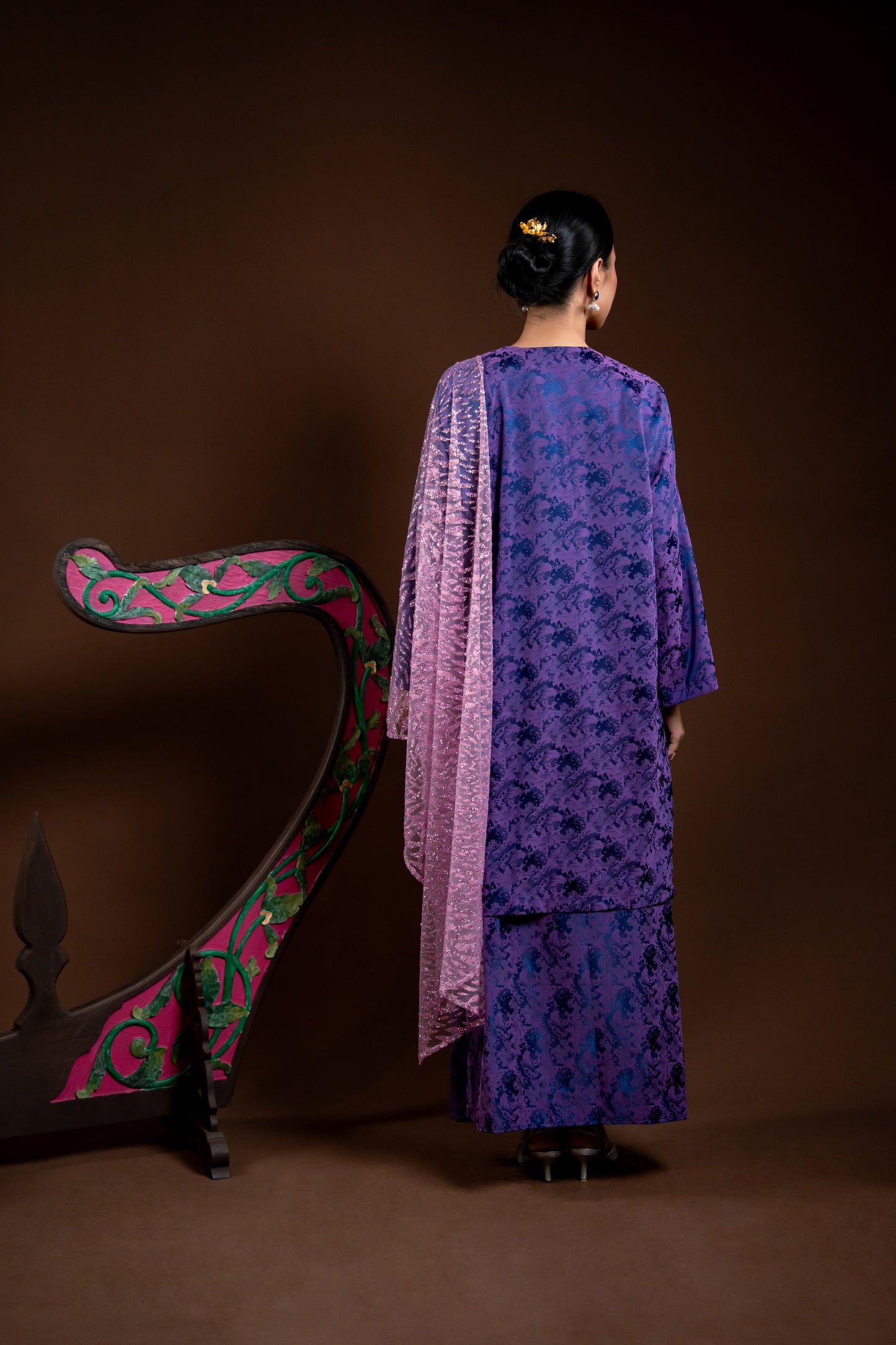 Kurung Rindu Set Mek Ungu