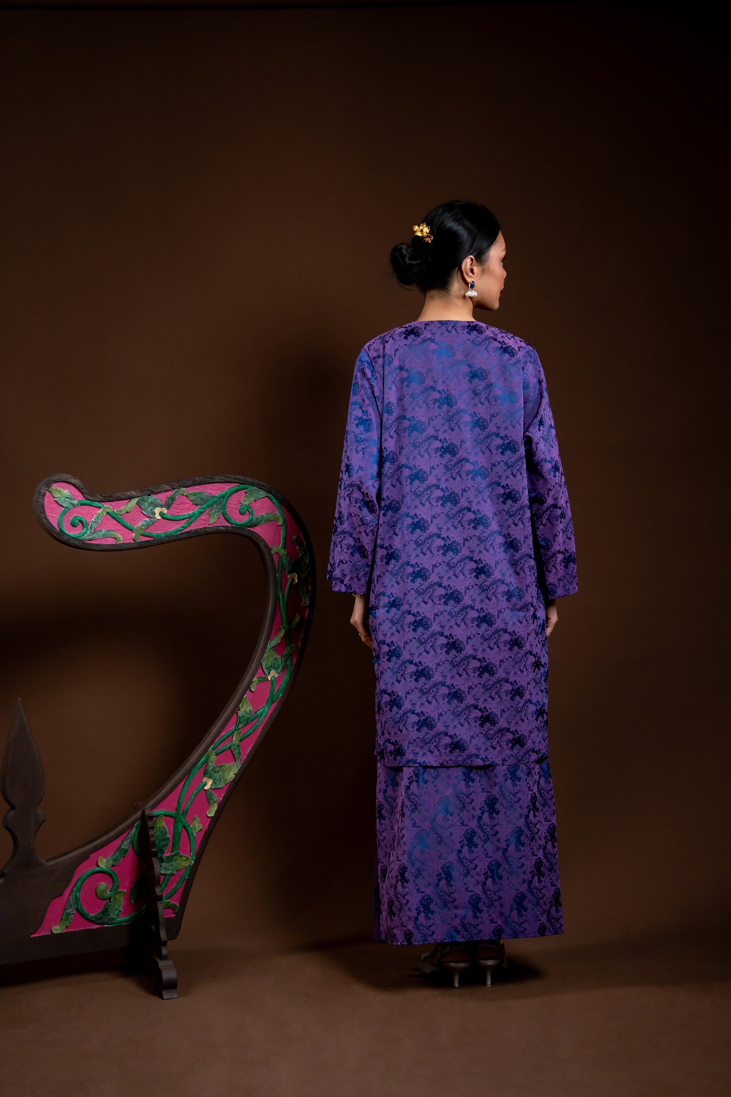 Kurung Rindu Set Mek Ungu