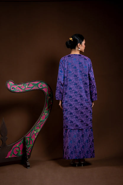 Kurung Rindu Set Mek Ungu
