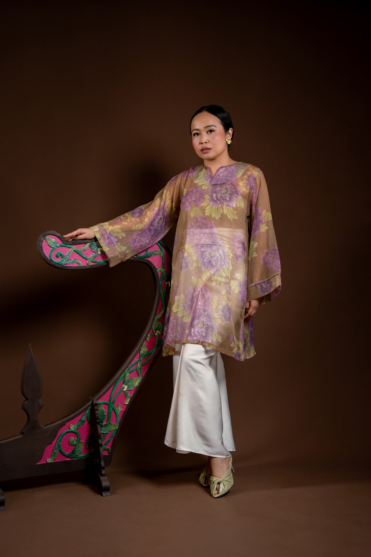 Baju Kurung Rindu Kasih Ungu