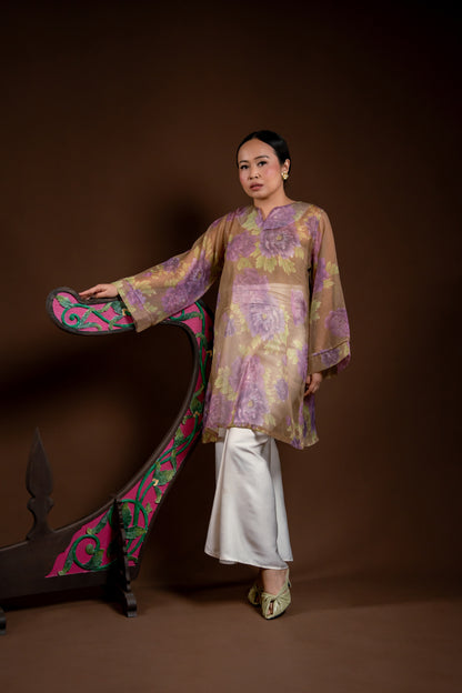 Baju Kurung Rindu Kasih Ungu
