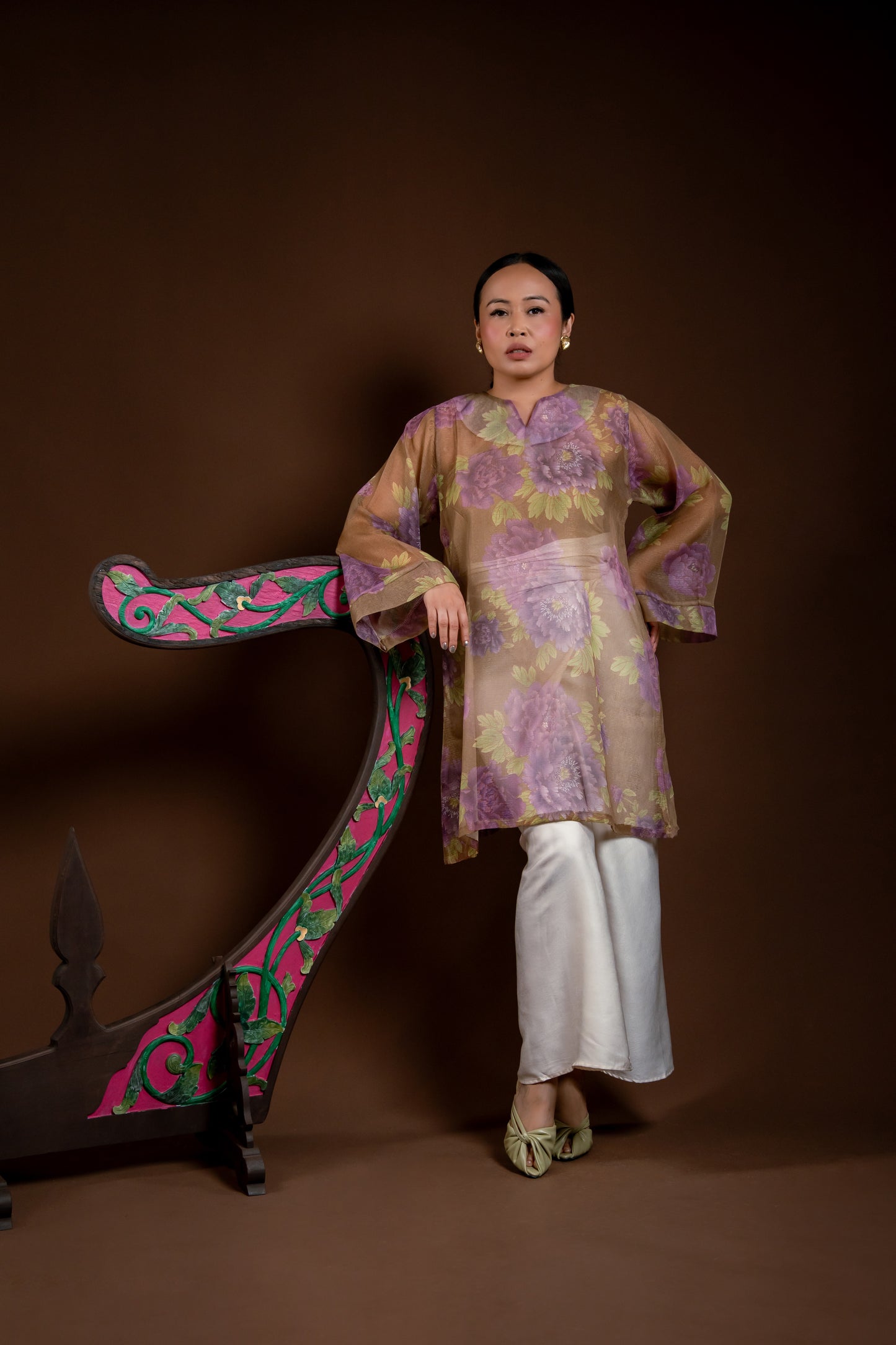 Baju Kurung Rindu Kasih Ungu