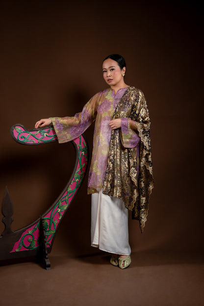 Baju Kurung Rindu Kasih Ungu