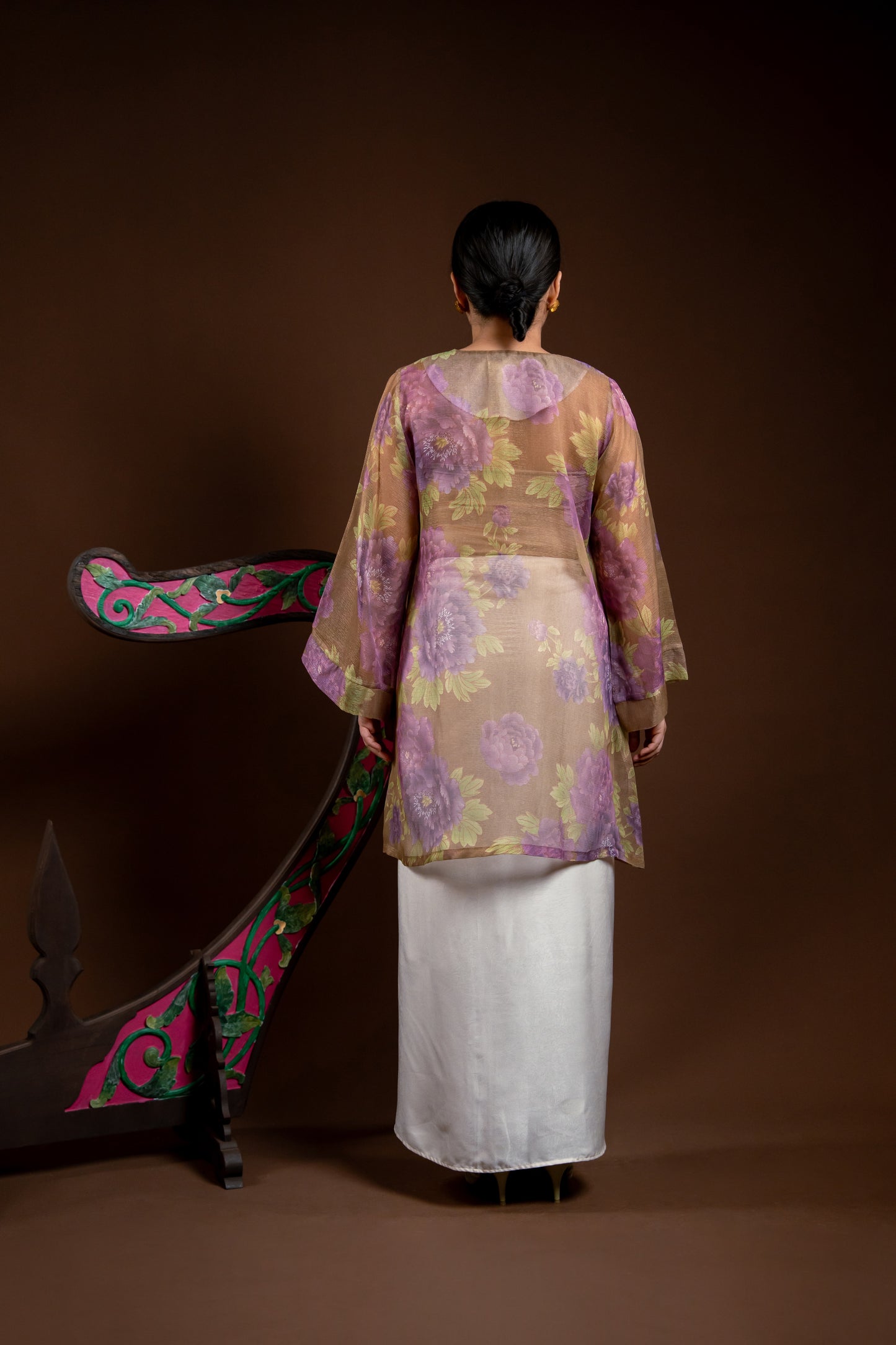 Baju Kurung Rindu Kasih Ungu