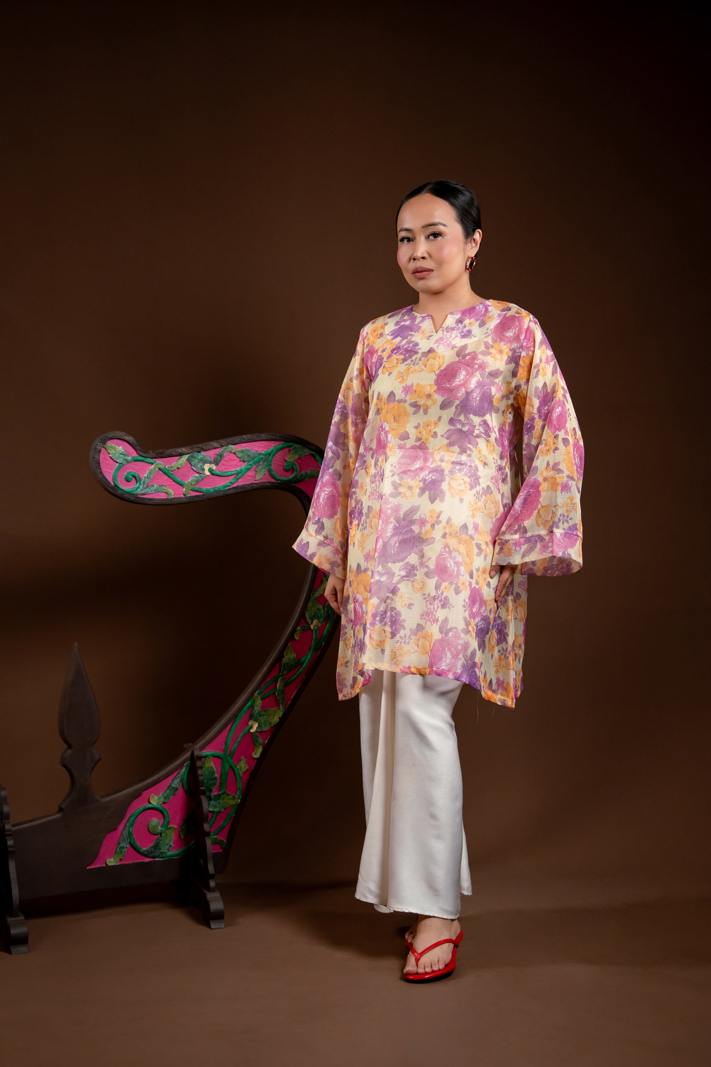 Baju Kurung Rindu Kasih Kuning