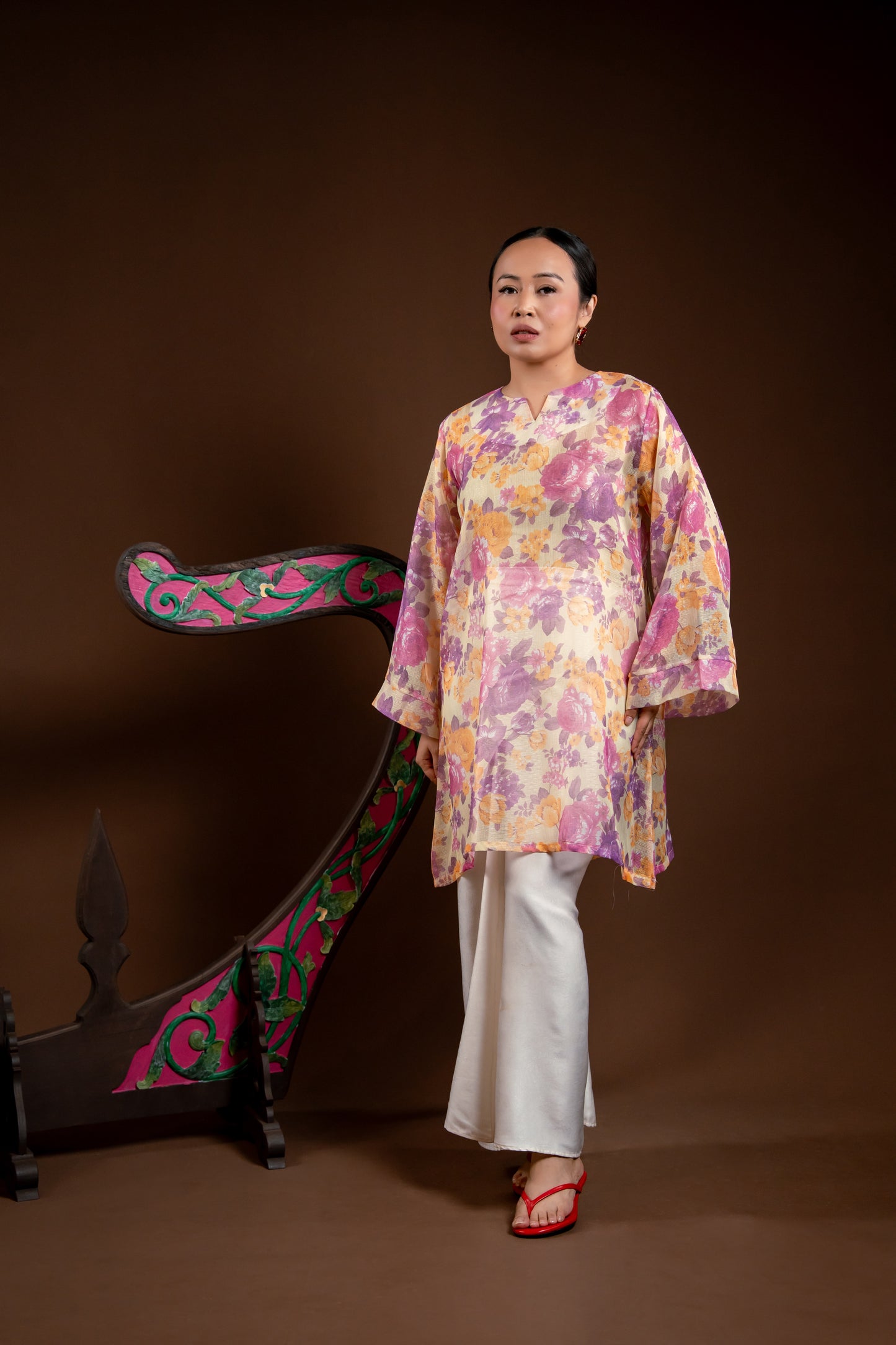 Baju Kurung Rindu Kasih Kuning