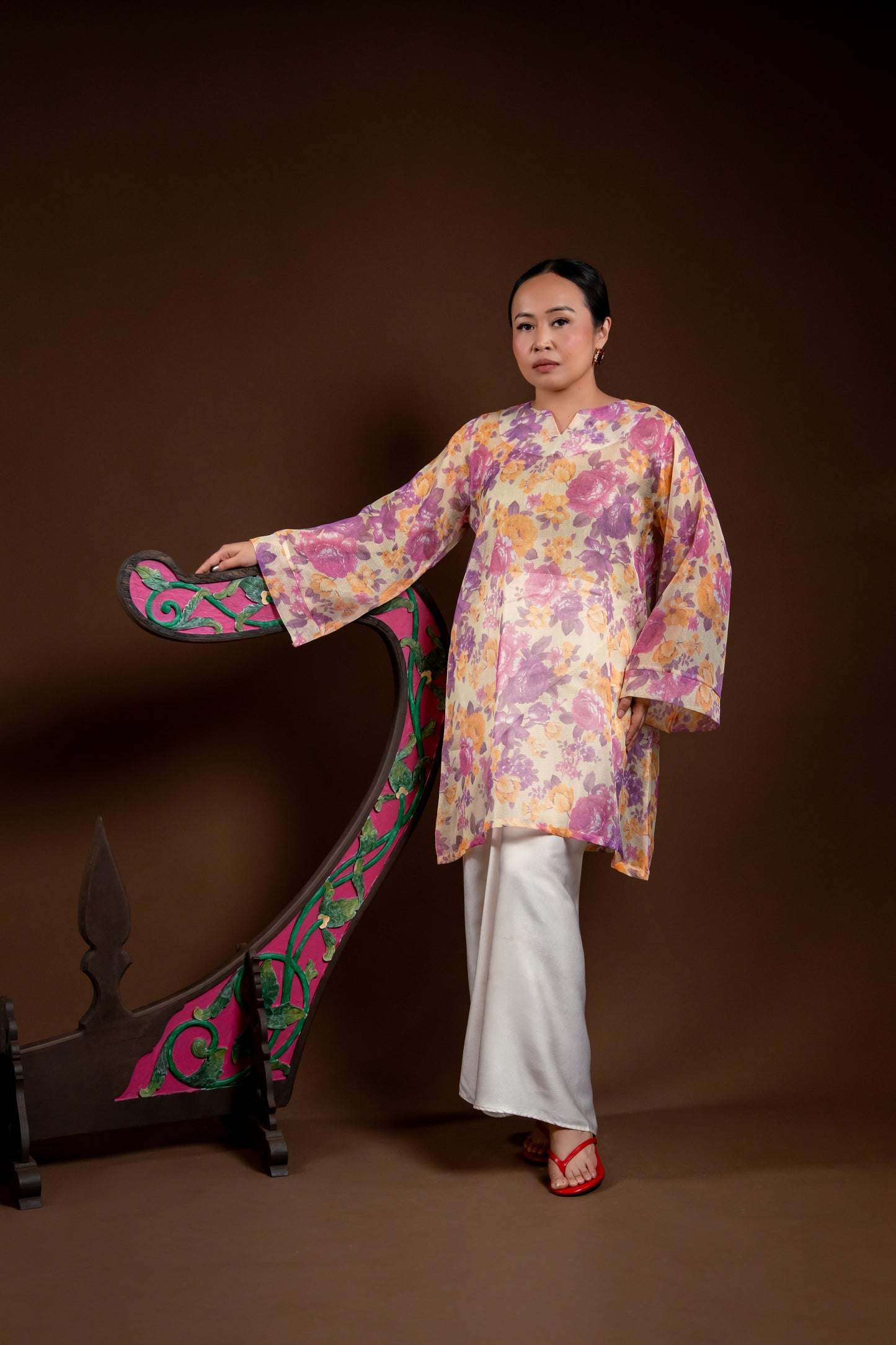 Baju Kurung Rindu Kasih Kuning