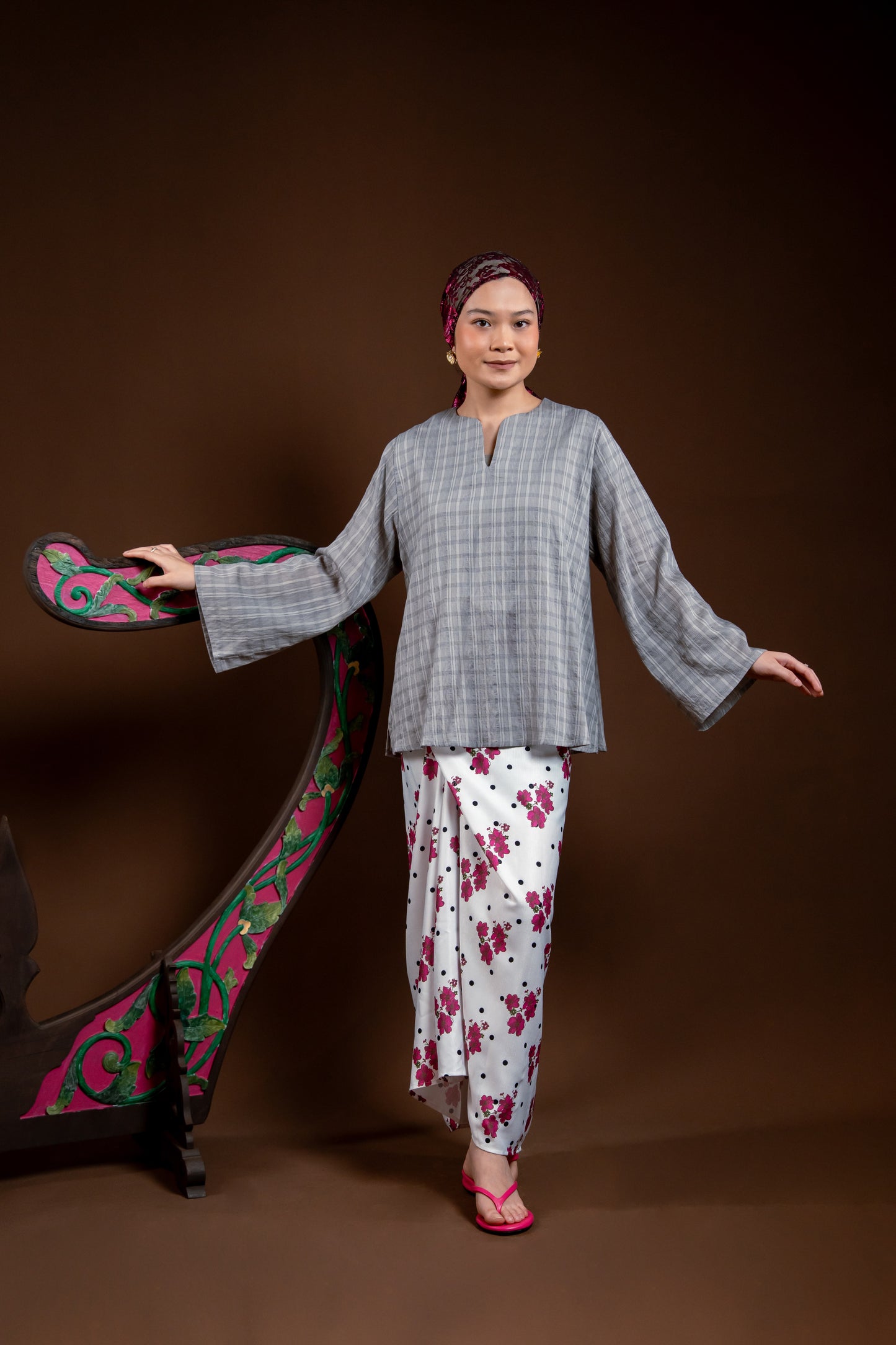 Baju Rindu Jelita Kelabu