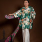 Baju Kurung Rindu Sayang Bunga Hijau