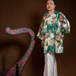 Baju Kurung Rindu Sayang Bunga Hijau