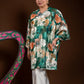 Baju Kurung Rindu Sayang Bunga Hijau