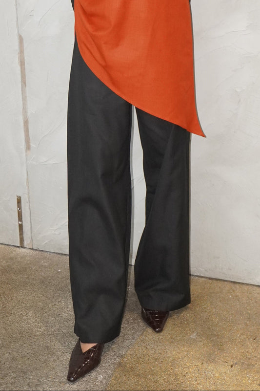 Seluar Santun Linen Hitam