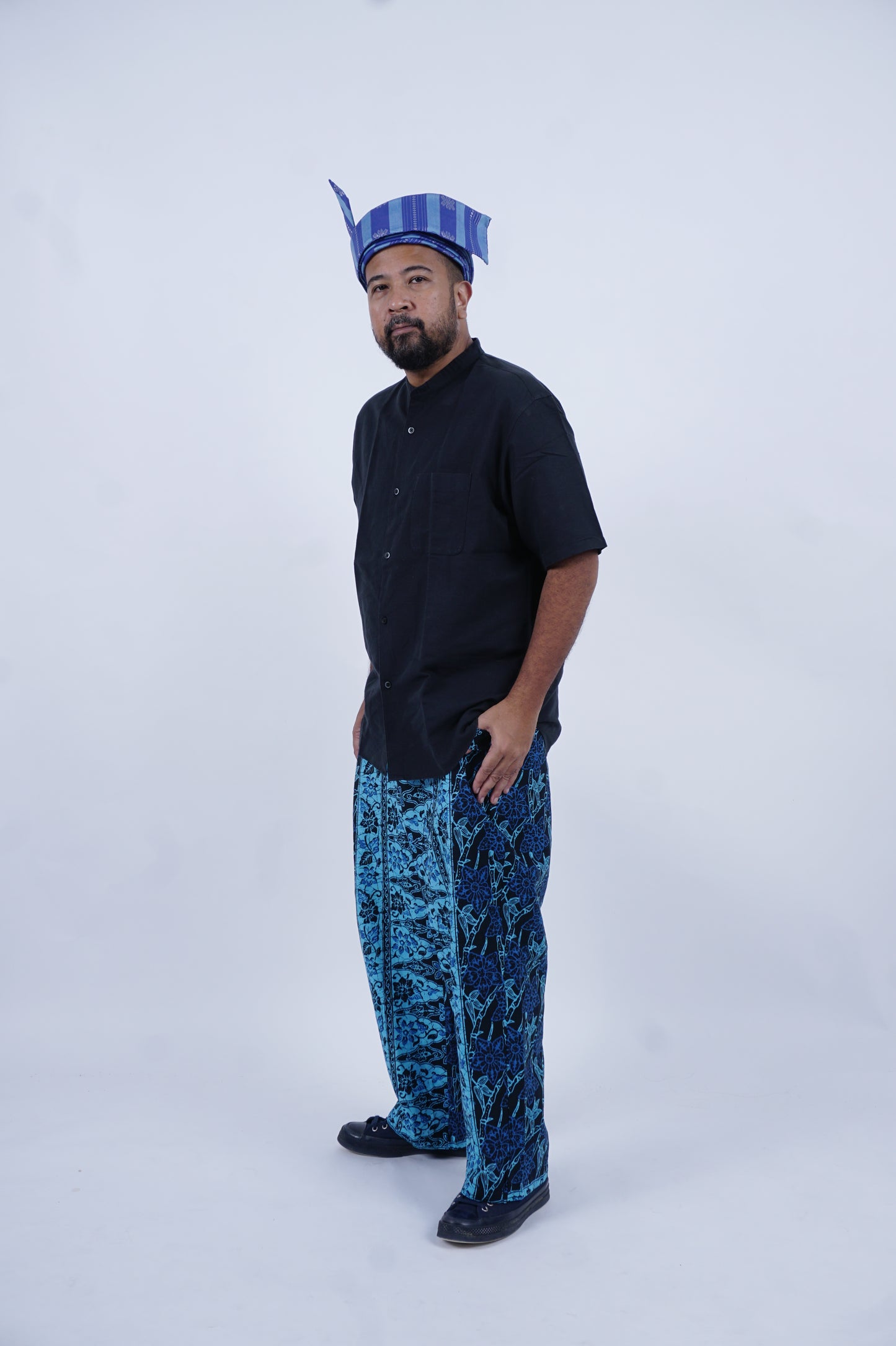 D'SLUAR Batik Bunga Biru