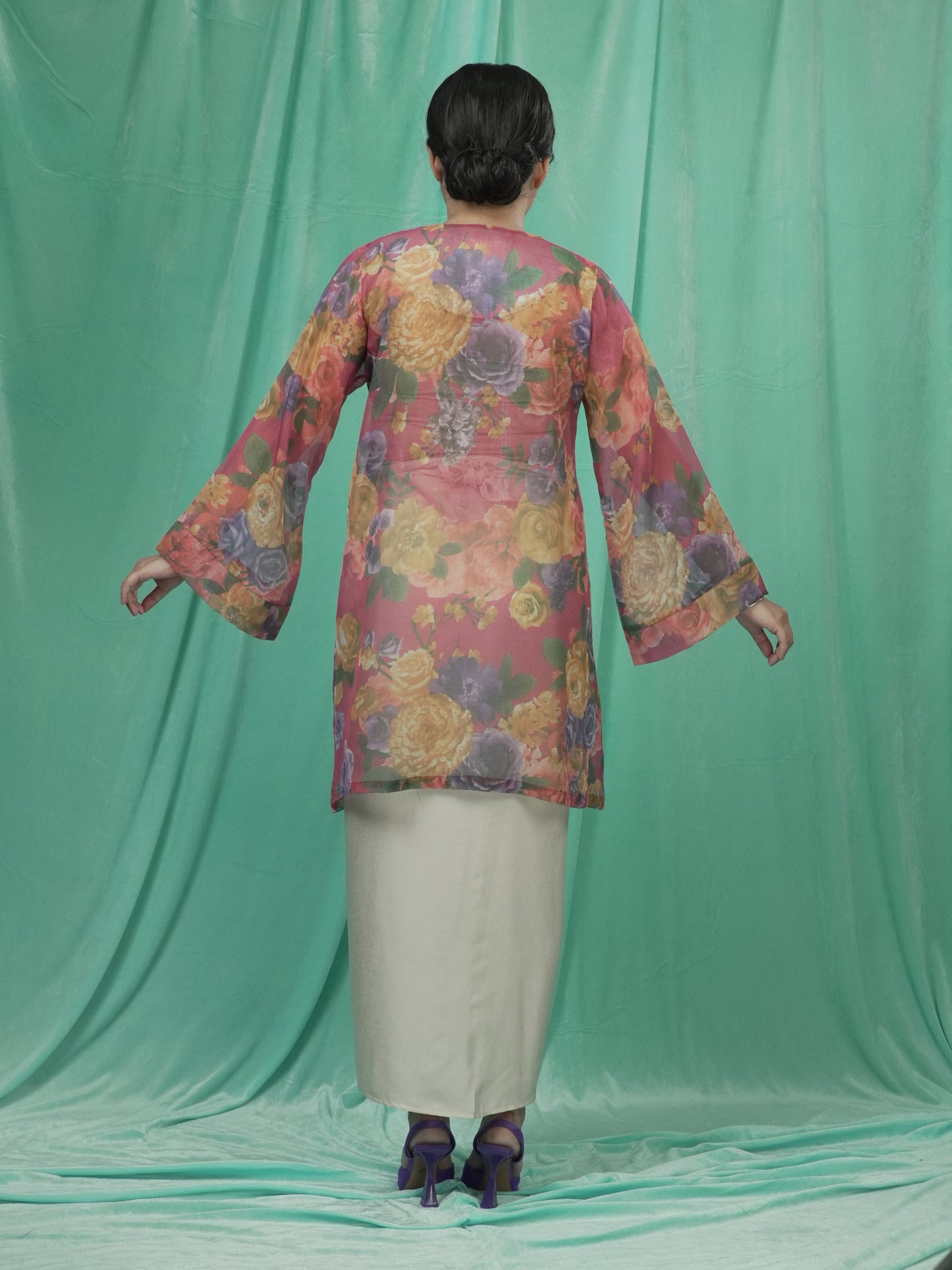 Baju Kurung Kemas Flora Jambu