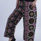 D'SLUAR Batik Geometri Hitam/Ungu