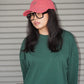 Topi Corduroy Merah Jambu
