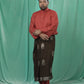 Baju Melayu Belantara Oren