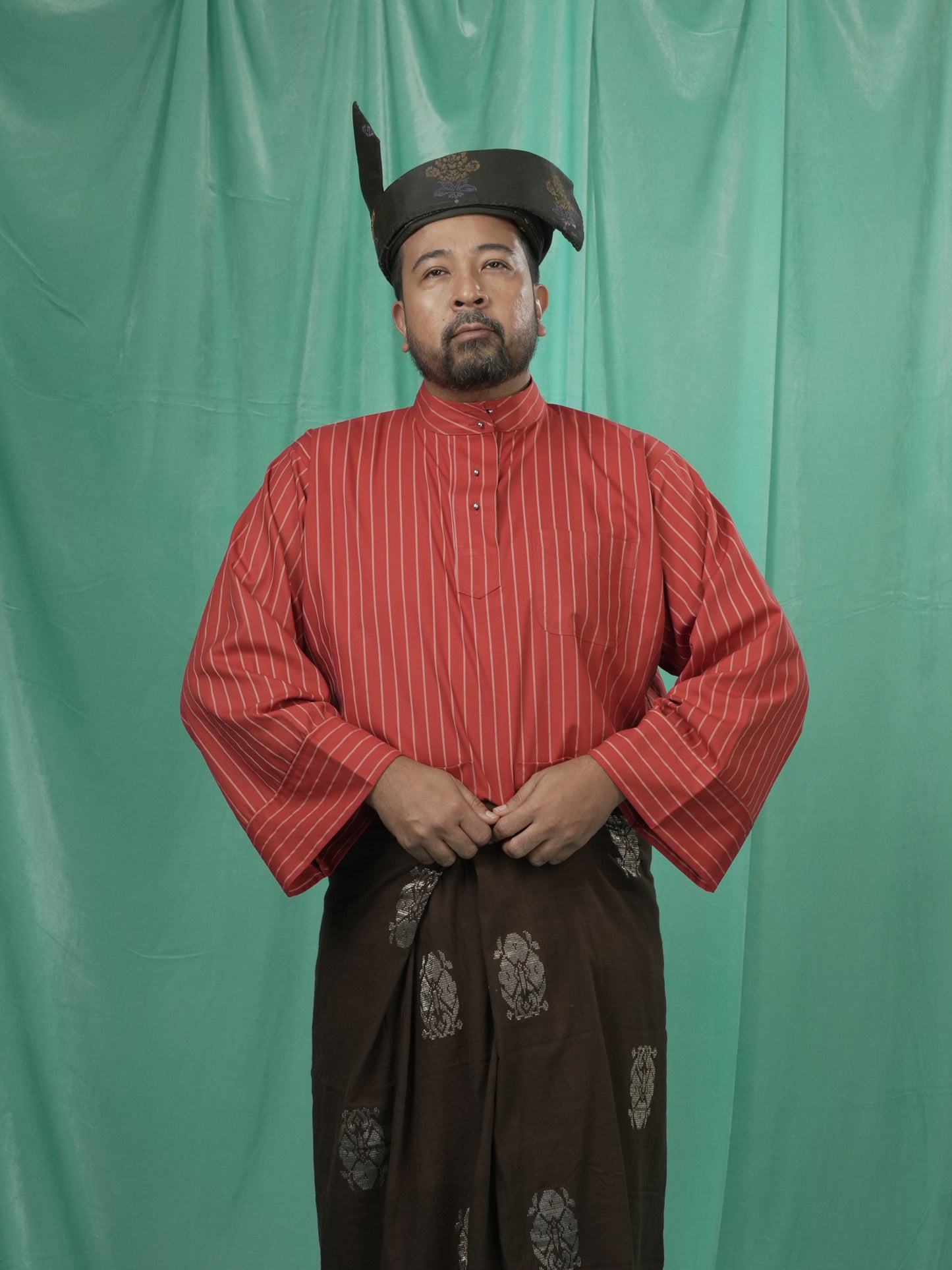 Baju Melayu Belantara Oren