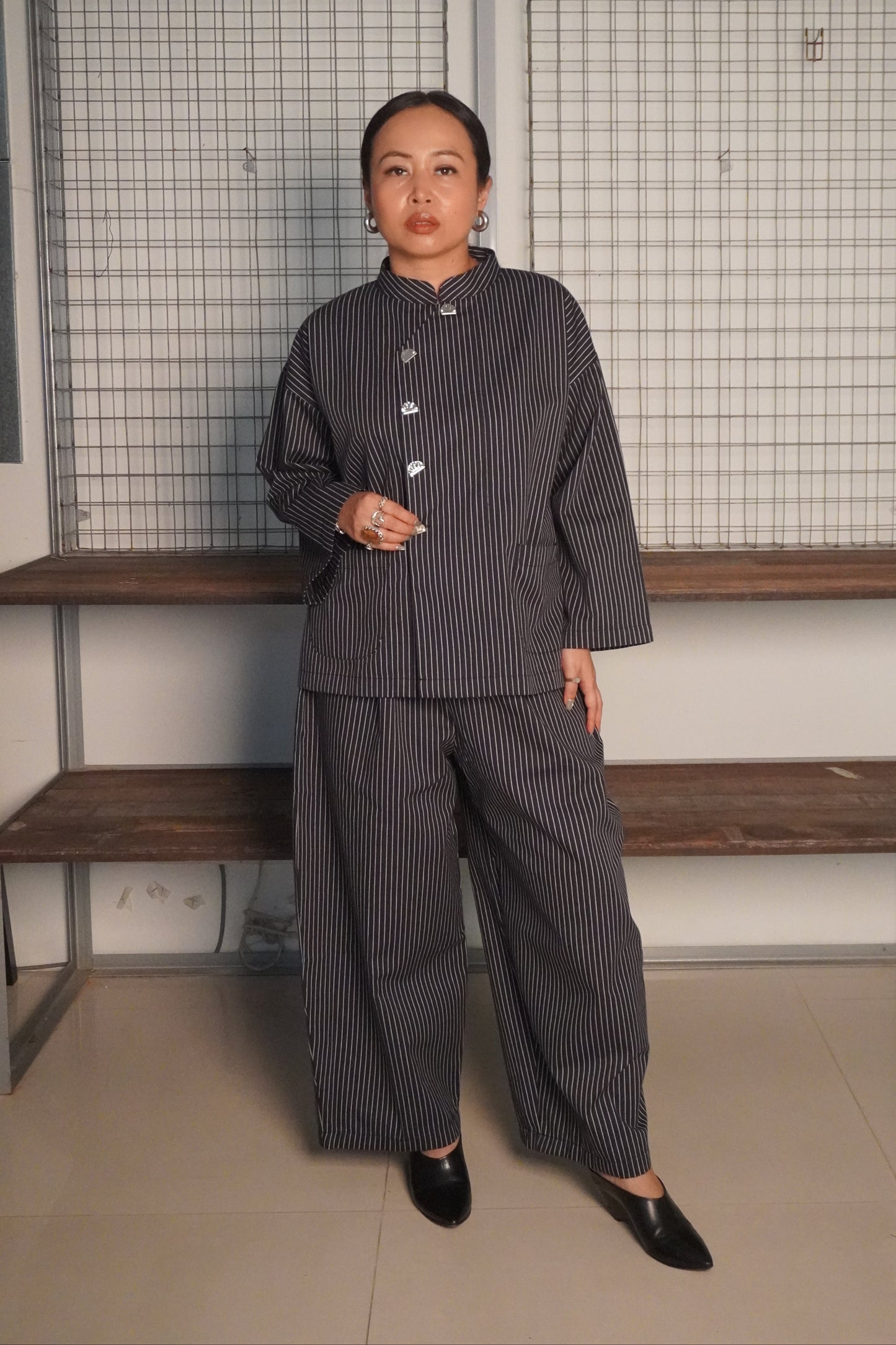 Seluar Lintang Hitam