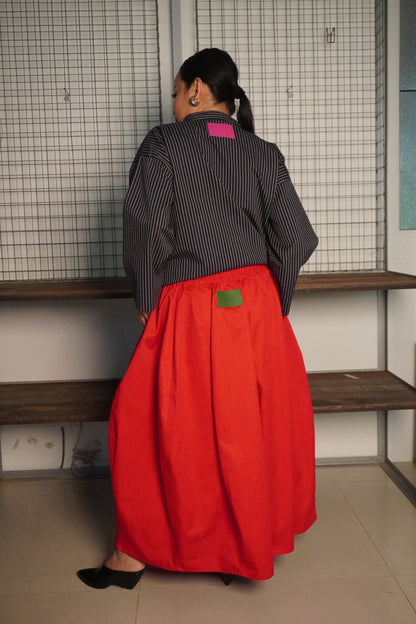 Skirt Cocoon Merah