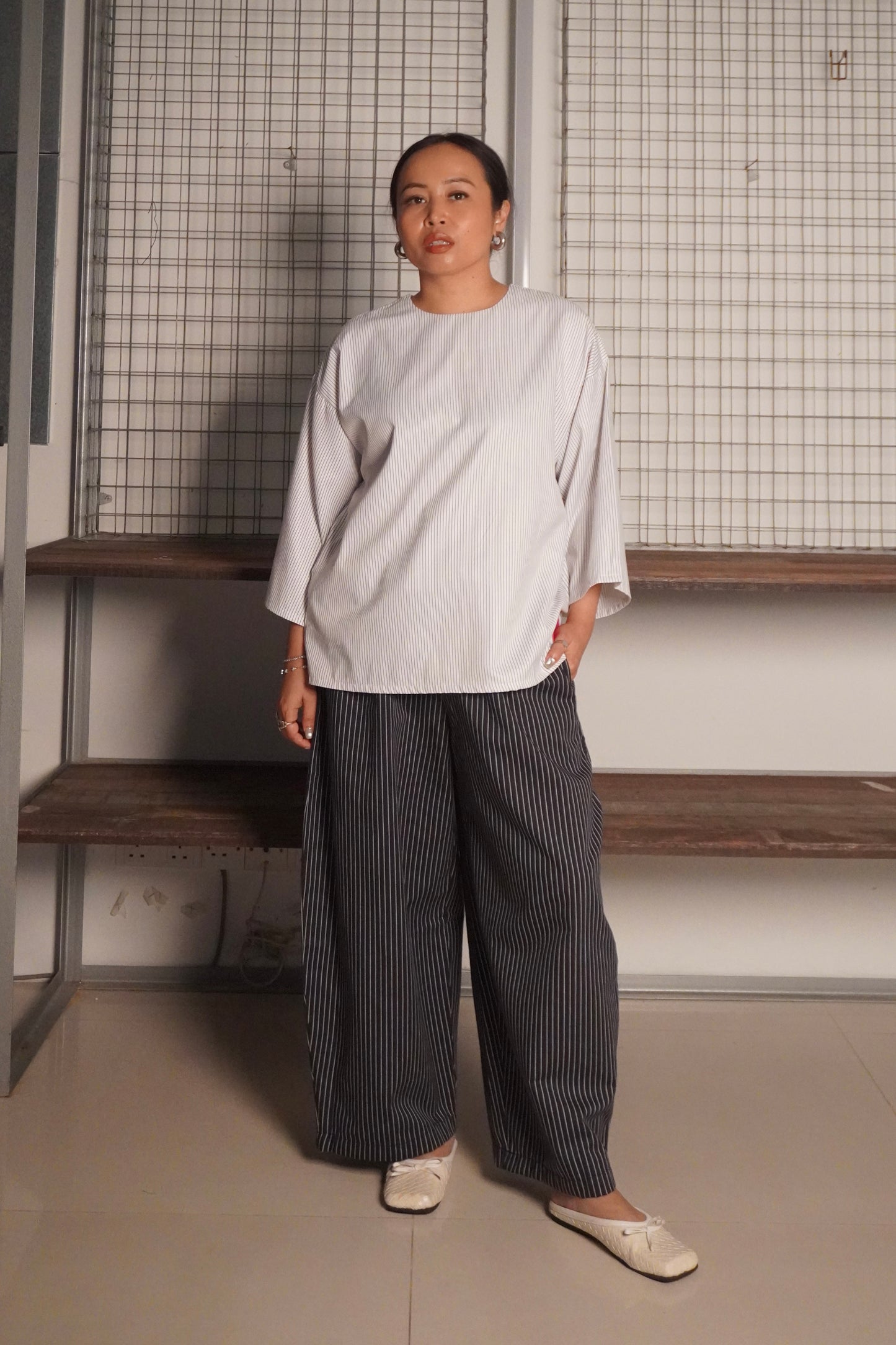 Seluar Lintang Hitam