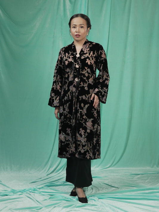 Kebaya Balada Rimba Set Hitam