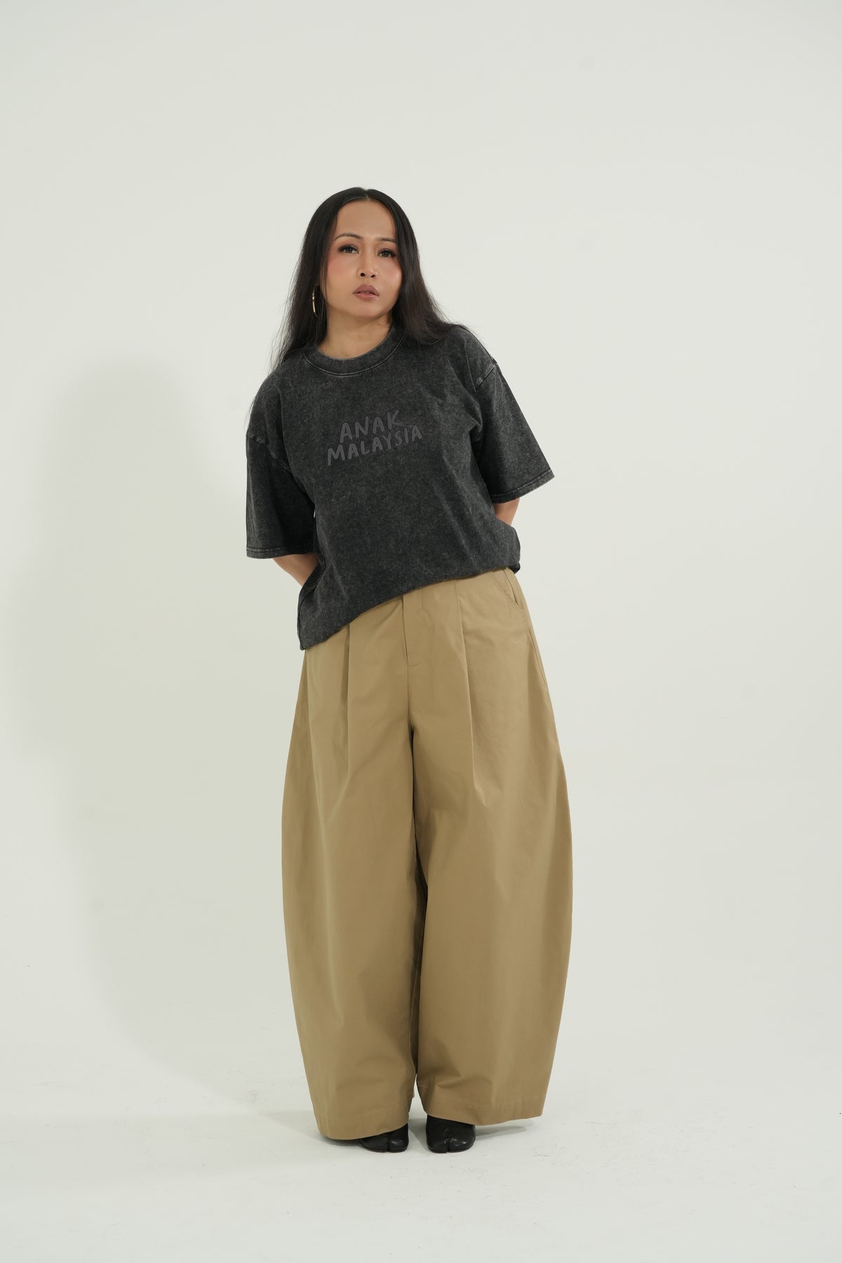 2026 Anak Malaysia Collection: Khaki Structured Trousers