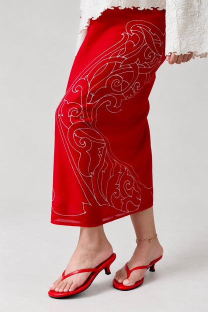 Edisi Khas Batik Siri Kedua : Kain Lepas Kepala Bangau Merah