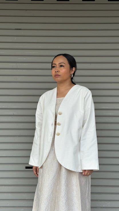 Jaket Grit Oversaiz Putih
