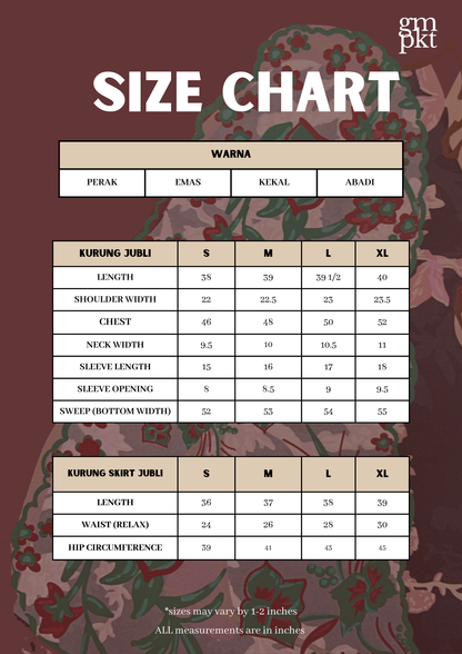 Baju Kurung Besar Jubli Abadi Set