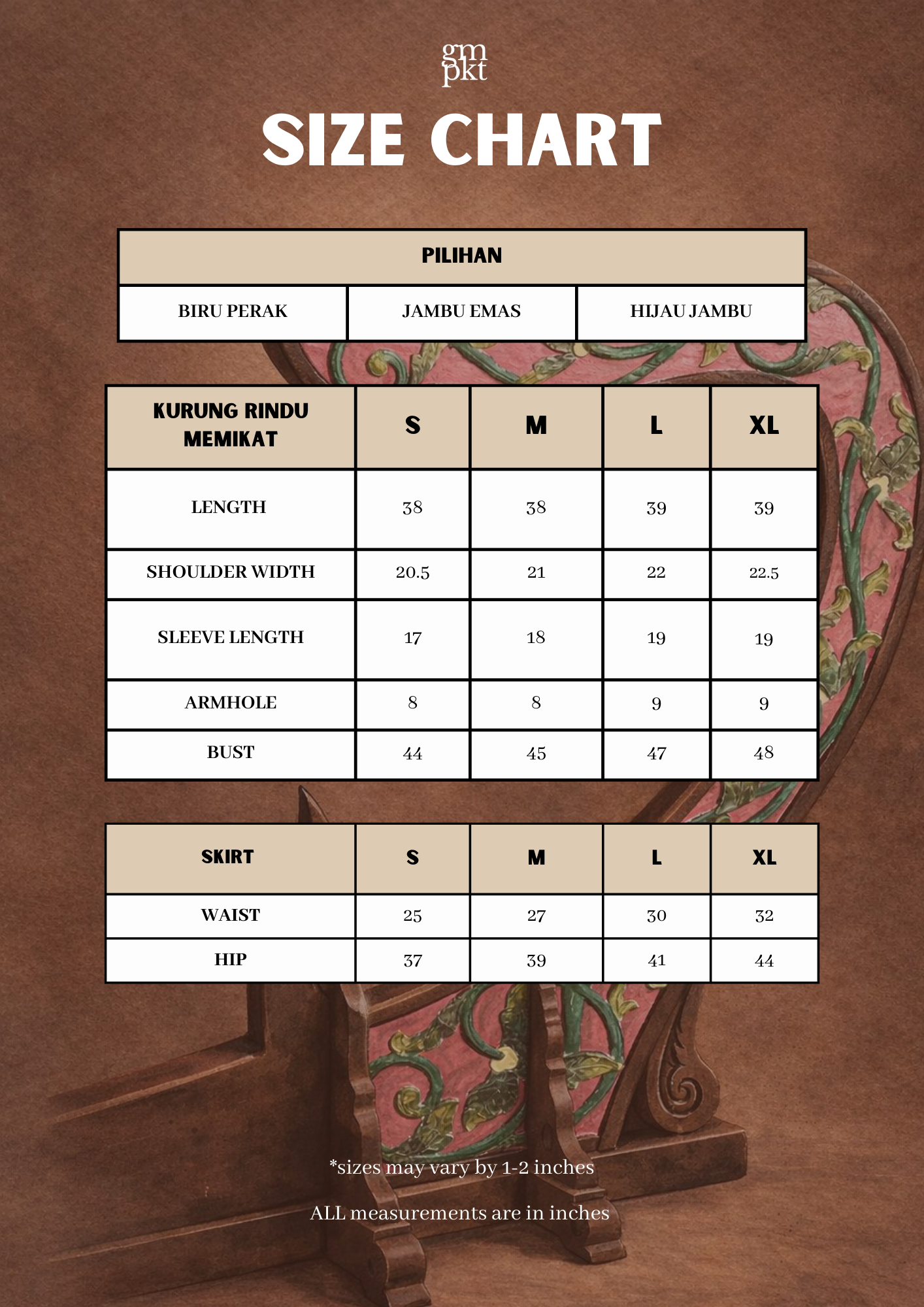 Kurung Rindu Memikat Set Jambu Emas