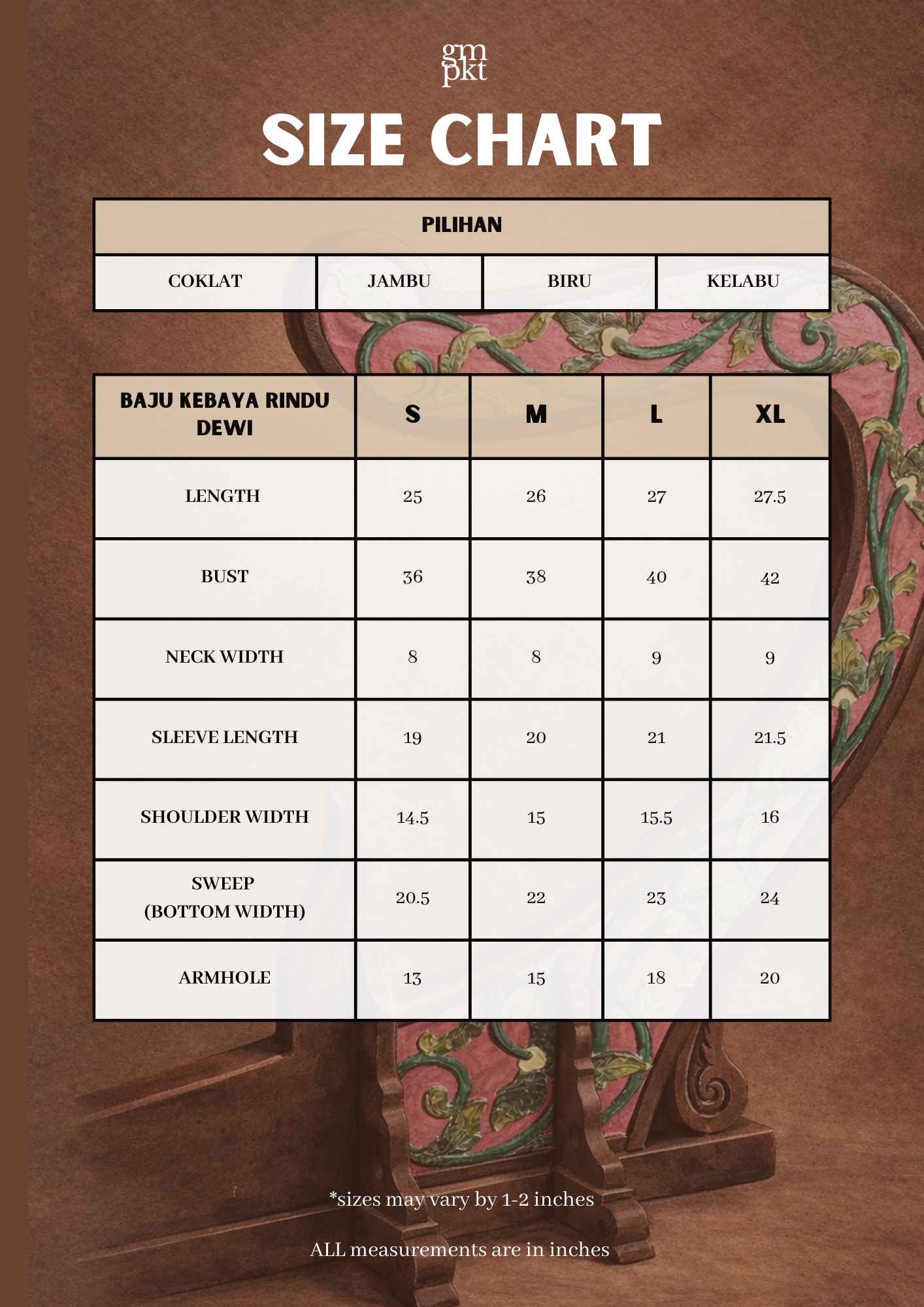 Baju Kebaya Rindu Dewi Kelabu