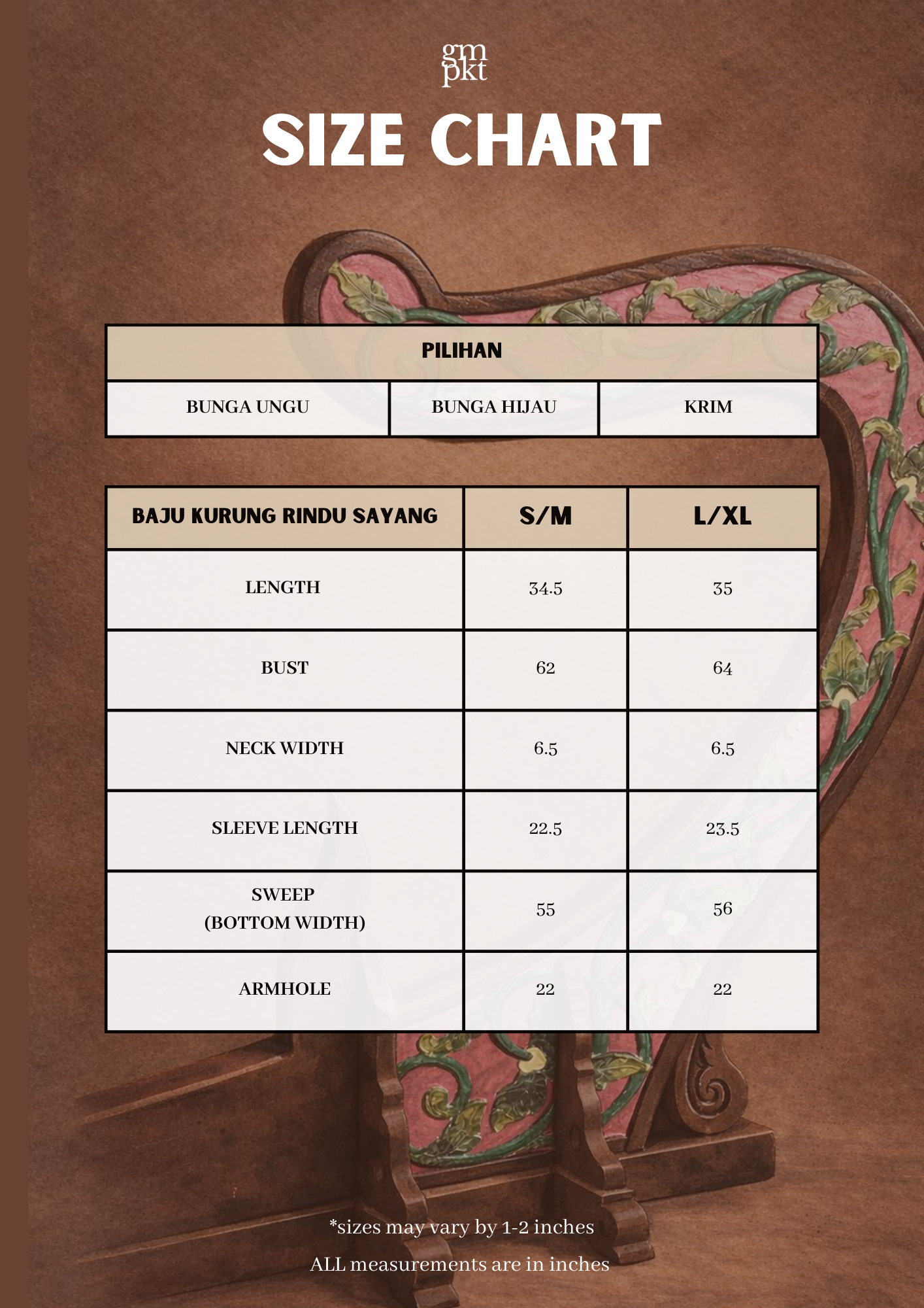 Baju Kurung Rindu Sayang Bunga Ungu