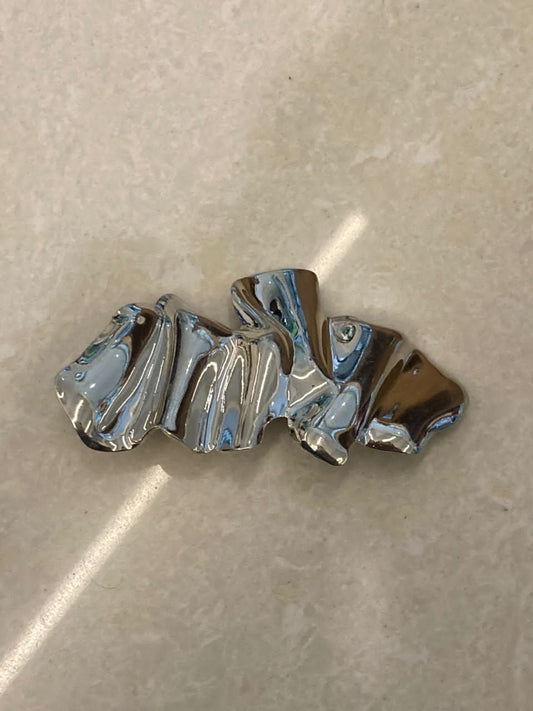 Kerongsang Rectangle Silver