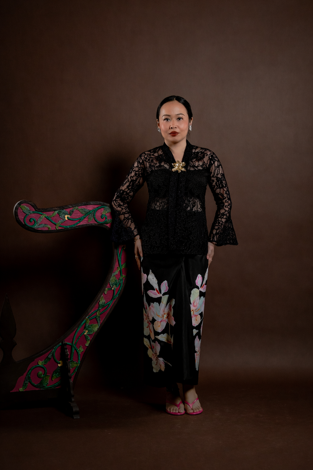 Kebaya Rindu Anggun Hitam