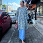 Baju Kurung Bunga Hijau
