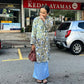 Baju Kurung Bunga Hijau