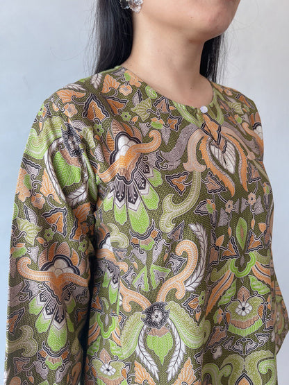 Baju Kurung Batik Nusantara Madu