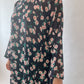 Baju Kurung Bunga Hitam